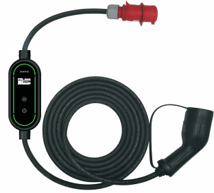 tipo portatile mobile del caricatore di 11kW 16A 400V EV - 2 con CEE Plugs rosso