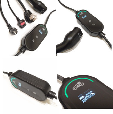 comprare 7KW caricatore del portatile EV di modo 2 con la spina di corrente della spina 16A di Schuko fabbricazione online