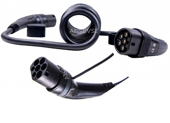 comprare Cavi di ricarica per veicoli elettrici a terra di tipo 2 standard con materiali Huntsman e livello di protezione IP65 fabbricazione online