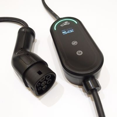 acquistare Caricabatterie portatile per veicoli elettrici da 3 kW con corrente regolabile, ricarica ritardata e protezione IP67 per auto elettriche fabbricazione online
