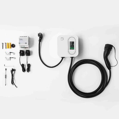 comprare 22kW di ricarica rapida a tre fasi Smart Home Wallbox certificato CE Caricabatterie per veicoli elettrici montate a parete IP65 resistente all'acqua Supporto connessione RFID/WiFi/Bluetooth Disponibile in bianco e nero fabbricazione online