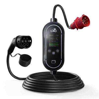 acquistare Caricabatterie portatile per auto elettriche trifase 400V 11kW con protezione IP67 e certificazione CE fabbricazione online