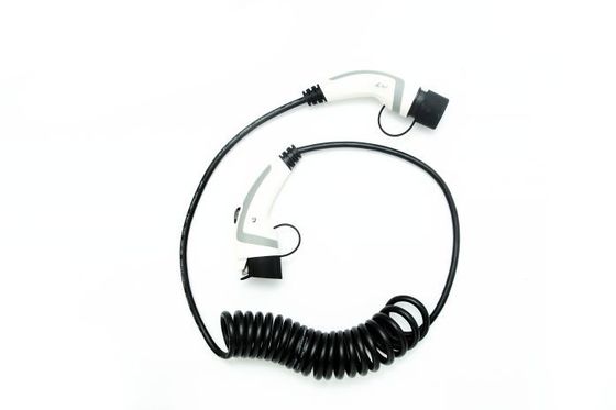 Tipo 1 di American National Standard 16A IP67 per scrivere - ad un cavo di carico di 2 EV cavo a macchina a spirale bianco