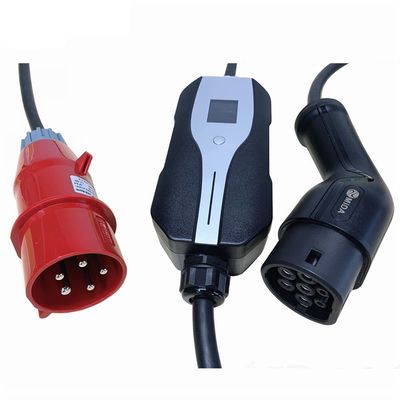Caricatore portatile EVSE del Livello 2 EV di tipo 1 di SAE J1772 scambiabile con CEE Plug