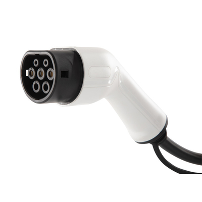 Piattaforma di ricarica per auto per veicoli elettrici OEM Tipo2 a Tipo2 16A-32A Cavi di ricarica per veicoli elettrici TUV CE Materiale TPU certificato, impermeabile IP55