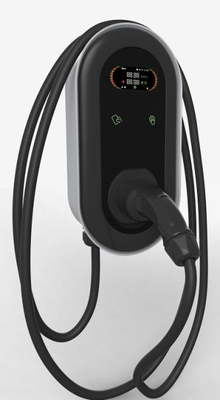 Buon prezzo 7kW visualizzazione a 4,3 pollici di monofase delle stazioni di carico DC6mA di CA EV in linea