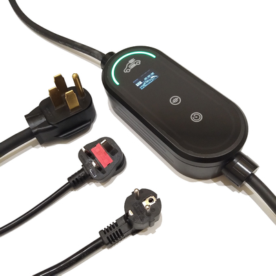 Buon prezzo Caricabatterie EV portatile intelligente con protezione IP67 tipo B 16 A 3,6 kW con sensore di temperatura in linea