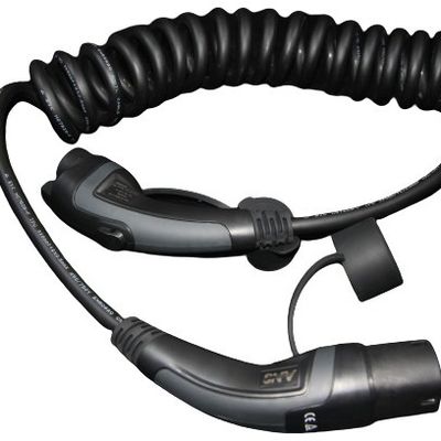Buon prezzo il nero di 16A 1phase 3.6kW/tipo 1 grigio a tipo - cavo di carico del ev di 2 TPU/cavi di carico ev a spirale in linea